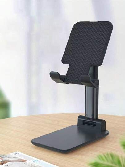 Premium Foldable Desktop Stand – Adjustable Height & Multi-Angle Portable Mount for All Mobiles & Tablets