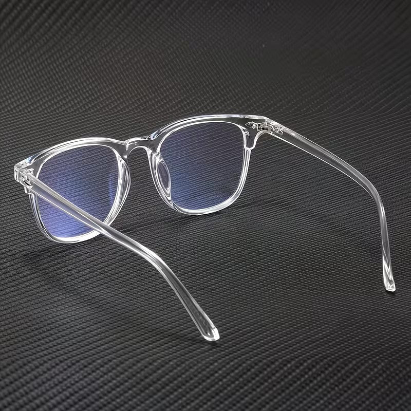 Transparent UV400 Blue Light Blocking Glasses for Men & Women | Clear Lens Computer & Mobile Eyewear