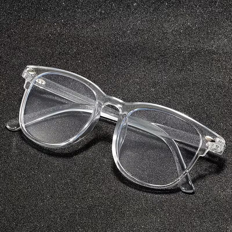 Transparent UV400 Blue Light Blocking Glasses for Men & Women | Clear Lens Computer & Mobile Eyewear