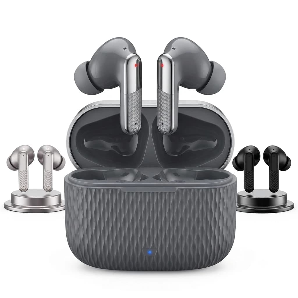 Wireless Bluetooth Earbuds - HD Sound Quality Touch Control And Noise Reduction