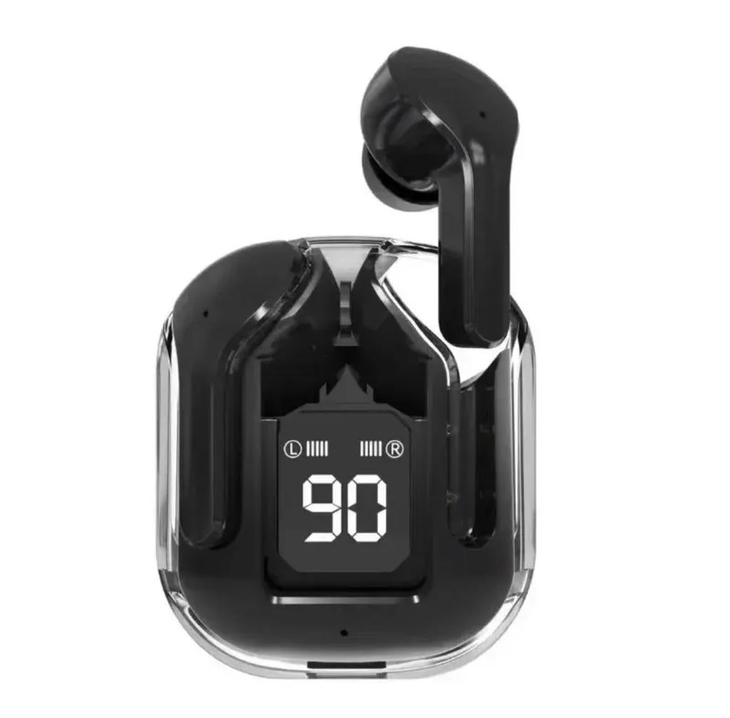 Air 31 Original Wireless Earbuds Bluetooth Earphones - Transparent HIFI Headphones With LED Power Digital Display And Stereo Sound (Random Color)