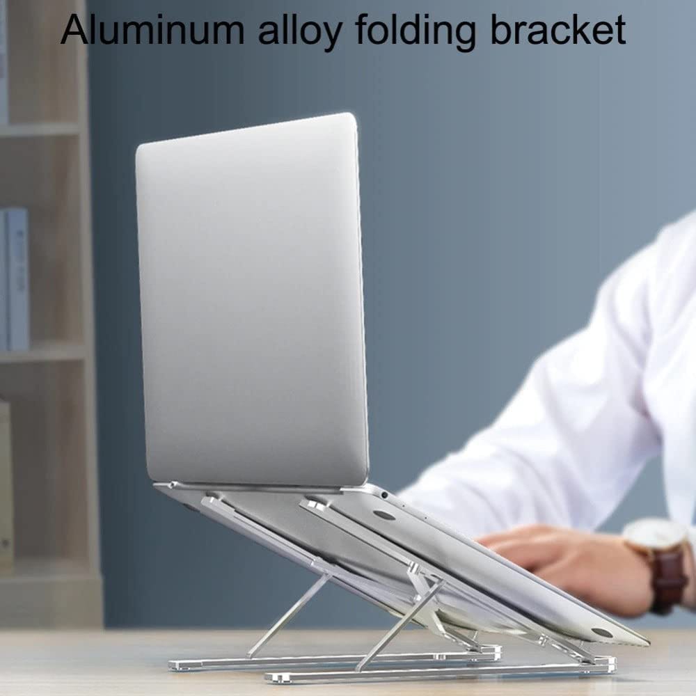 Foldable Adjustable Laptop Stand for Up to 18-Inch Laptops