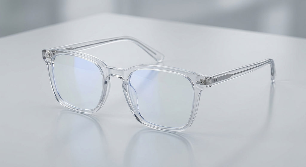 Transparent UV400 Blue Light Blocking Glasses for Men & Women | Clear Lens Computer & Mobile Eyewear